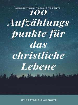 cover image of 100 Bullet-Punkte Fur Das Christliche Leben